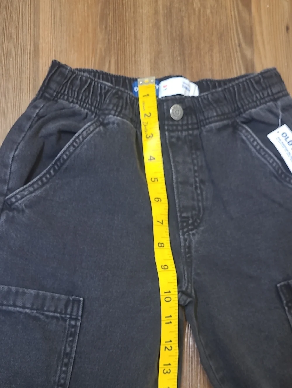 Old Navy Kids Blue Denim‎ & Black Cargo Jeans - Twin Pack